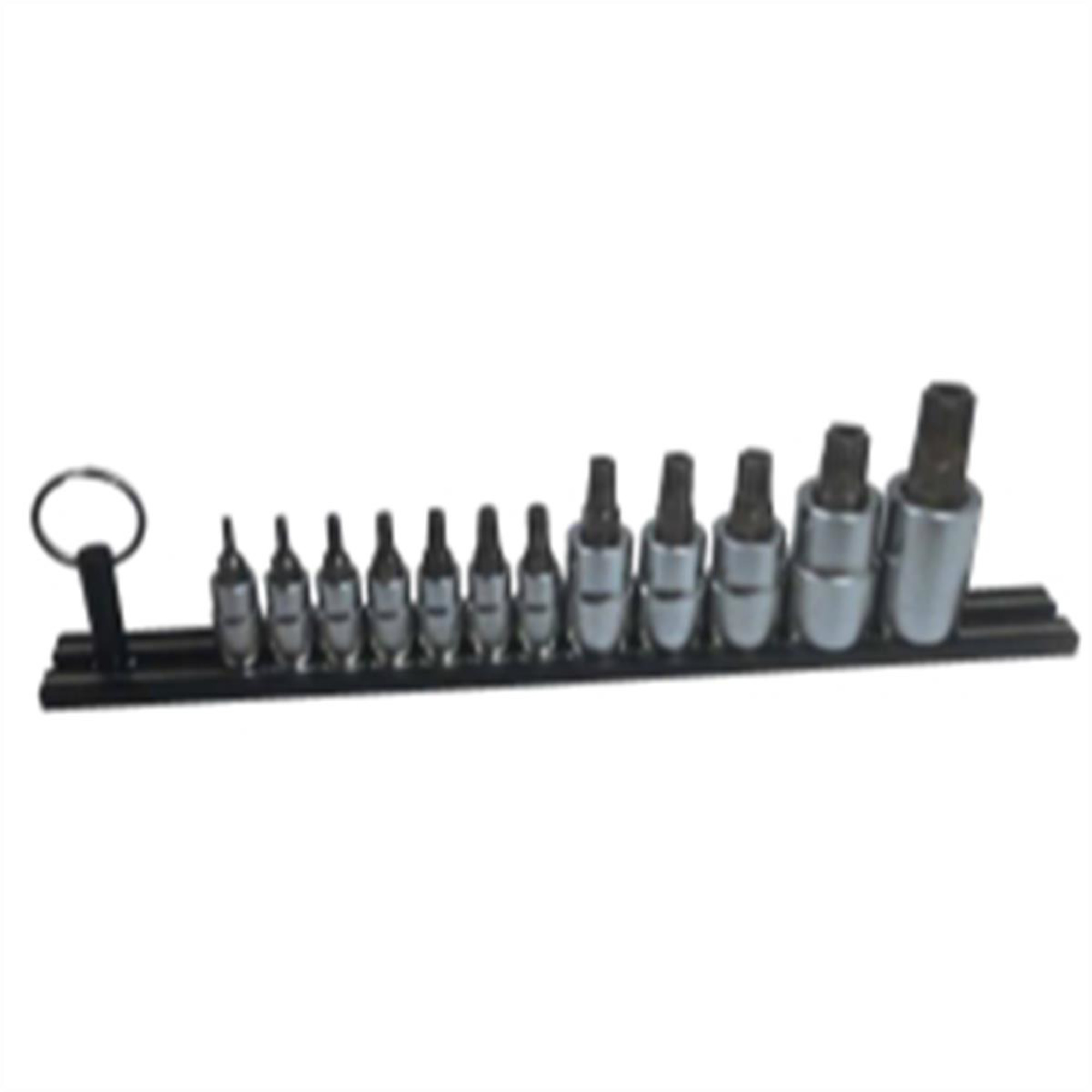 VIM Tools 12-Piece Torx Plus Driver Set — IPR8 Through IPR60, Black Magrail, Model# VIMTMS-T5P